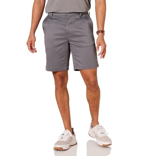 Image of Amazon Essentials Men's Slim-Fit Stretch Golf Shorts, Grey, 36W