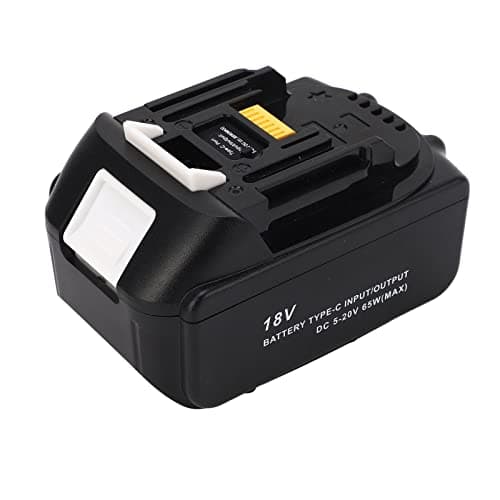 Image of Battery Charger Wide Compatibility Abs Typec High Capacity 18V Battery Replacement Easy Installation For Bc Bd Bh Bj 18V Lithium Battery (3.0Ah)