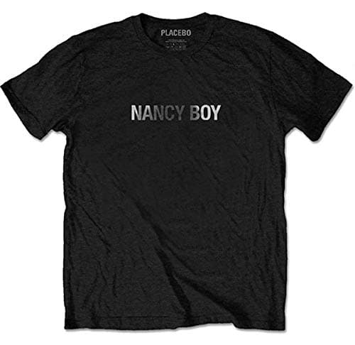 Image of Placebo Nancy Boy Official Tee T-Shirt Mens Unisex (Small) Black