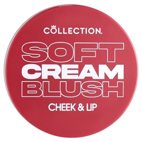 Image of Collection Cosmetics Soft Cream Blush, Cream Lightweight Formula, Cheek Makeup, Multi-use for Cheek and Lip, 4ml, Velvet Rose