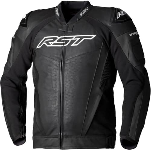 Image of RST TRACTECH EVO 5 Leather Jacket Black/Black/Black XL (3437)