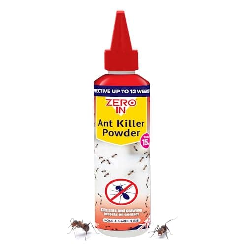 Image of Zero In® Ant Killer Powder – 150g, Puffer-Nozzle Treatment of Ants, Woodlice, Cockroaches, Earwigs and Other Bugs, Home & Garden, Ready-To-Use Fast Acting Formula