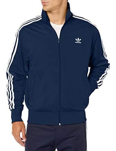 Image of adidas Originals mens Adicolor Classics Firebird Tracktop, Collegiate Navy/White, S