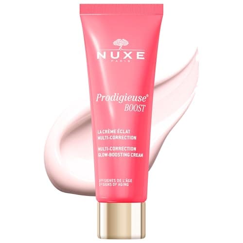Image of Nuxe Prodigieuse Boost Multi-Correction Glow-Boosting Cream 40ml, Illuminates & Smooths Skin, With Hyaluronic Acid & Jasmine Extract, Anti-Ageing Moisturiser for Normal to Dry Skin