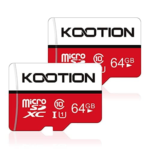 Image of 64GB Micro SD Card 2 Pack Ultra Micro SDXC Memory U1 Card Class 10 Micro SD Cards 64GB High Speed TF Card R Flash, C10, U1, 64 GB (2 Pack)
