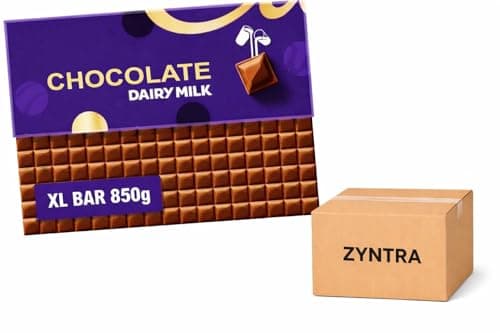 Image of Dairy Milk Chocolate Gift Bar 850g – Extra Large Creamy Milk Chocolate, Smooth & Rich Taste, Perfect for Sharing, Parties & Gifting