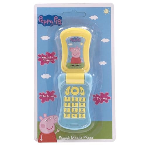 Image of Peppa Pig Electronic Mobile Flip Phone with Sounds