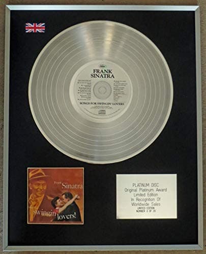 Image of Century Presentations - FRANK SINATRA - Limited Edition CD Platinum LP Disc - SONGS FOR SWINGIN' LOVERS