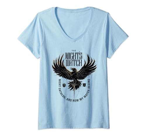 Image of Game Of Thrones The Night's Watch V-Neck T-Shirt
