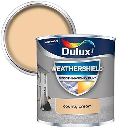Image of Dulux All Weather Protection Smooth Masonry - 250ml - County Cream