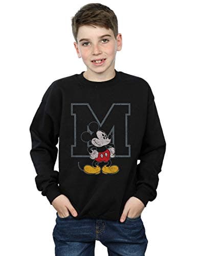 Image of Disney Boys Mickey Mouse Classic M Sweatshirt 9-11 Years Black