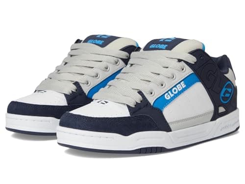 Image of Globe Tilt Mens Skate Trainers in White Blue - 9 UK