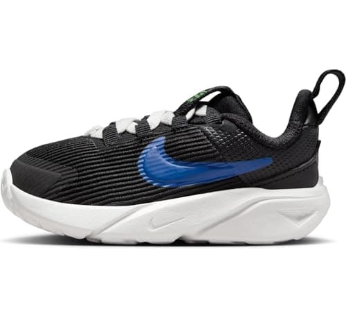 Image of Nike Unisex Children's Star Runner 4 Nn (Td) Training Shoes, Black Racer Blue Summit White, 5.5 UK Child
