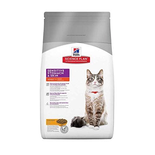 Image of Hill's Science Plan Feline Adult Sensitive Stomach & Skin Chicken With Rice 5kg