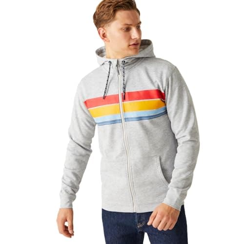 Image of Regatta Mens Shorebay II Full Zip Hoodie (M) (Silver Grey Marl)
