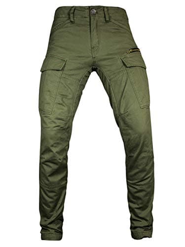 Image of John Doe Stroker Cargo XTM | Motorcycle Pants | XTM Made | Insertable Protectors | Breathable | Motorcycle Cargo Pants | Pants with Side Pockets Olive