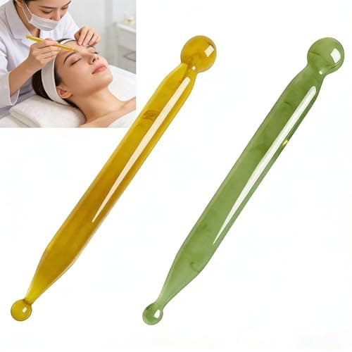 Image of Acupoint Massage Pen 2Pcs Resin Acupressure Tools for Muscle Therapy Face Lifting Massager Comfortable Grip Handheld Body Relaxation Pain Relief Self-Massage Gua Sha Pointing Pen