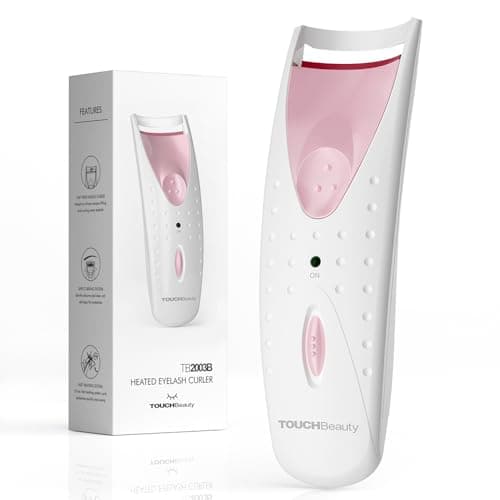 Image of TOUCHBeauty Electric Eyelash Curler, Heated Eyelash Curler with Smart Silicone Heating Pads AG-2003B (Pink)