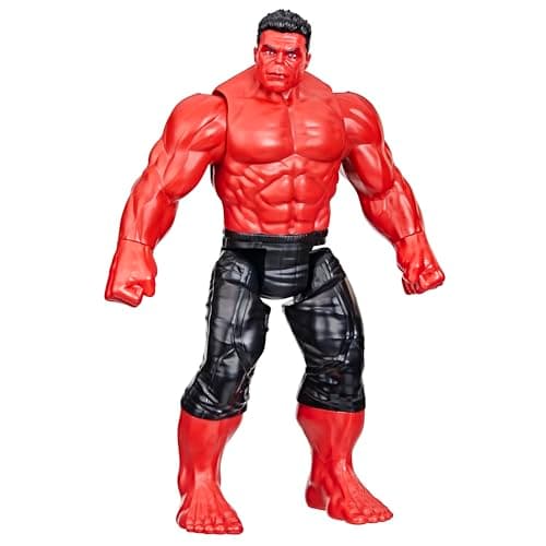 Image of Marvel Studios Captain America Brave New World, Titan Hero Series Deluxe Red Hulk Action Figure