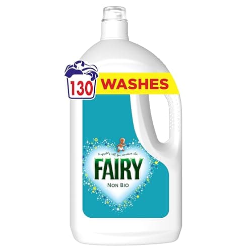Image of Fairy Non Bio Washing Liquid Laundry Detergent, 130 Washes 4.03l, Voted No1 for Sensitive Skin