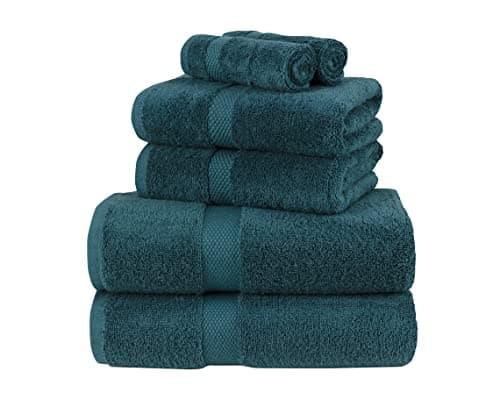 Image of La Maison 100% Egyptian Cotton 600GSM Superior Towel Bale Set Hand Towel Bath Towel 6 Piece Super Soft Everyday Use (Jade)