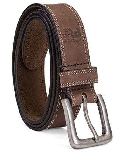 Image of Timberland PRO Men's 38mm Boot Leather Belt, Brown, 38