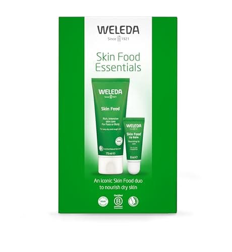 Image of Weleda Skin Food Essentials Duo Pack, Gift Set - Skin Food Original 75ml & Lip Balm, Skin Care Sets for Women & Men, Multiple Uses, Certified Natural
