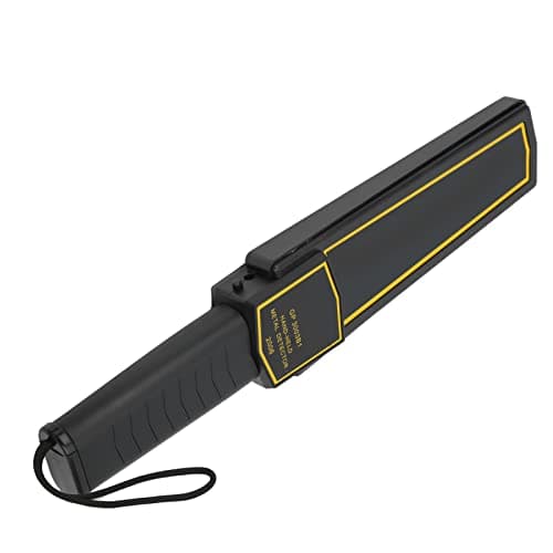 Image of Hand Held Metal Detector Wand, Portable Metal Detector Scanner, Sensitive Security Inspection Metal Detector Pinpointer for Airport Stations Examination Rooms