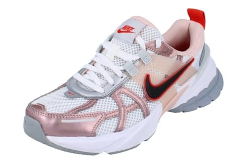 Image of NIKE V2K Run Womens Running Trainers HF9997 Sneakers Shoes (UK 2.5 US 5 EU 35.5, Summit White Black Legend Pink 100)