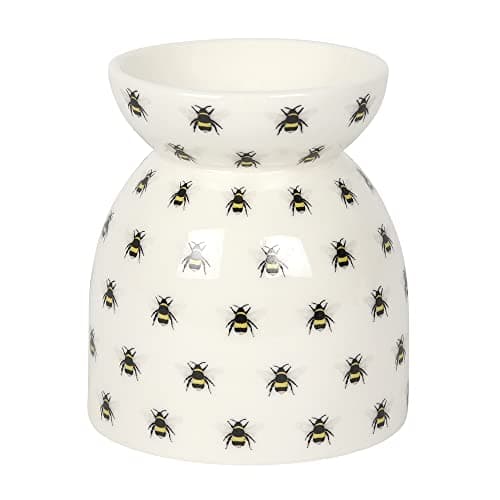 Image of All Over Bee Print Oil Burner, for valentines, present for girlfriend or home decor accessories.