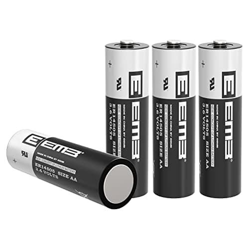 Image of 4X EEMB ER14505 AA 3.6V 2700mAh Lithium Battery Li-SOCL₂ Non-Rechargeable Batteries LS14500 SB-AA11 TL-5903 SL-360 ER14500 for Water Electricity Meter Gas PLC Facility Equipment Sensor Garage Door Ect