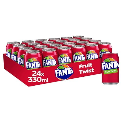 Image of Fanta Fruit Twist Soft Drink Can, 330 mL