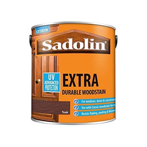 Image of Sadolin EXTRA WOODSTAIN (YELLOW TIN) 2.5lt - Teak