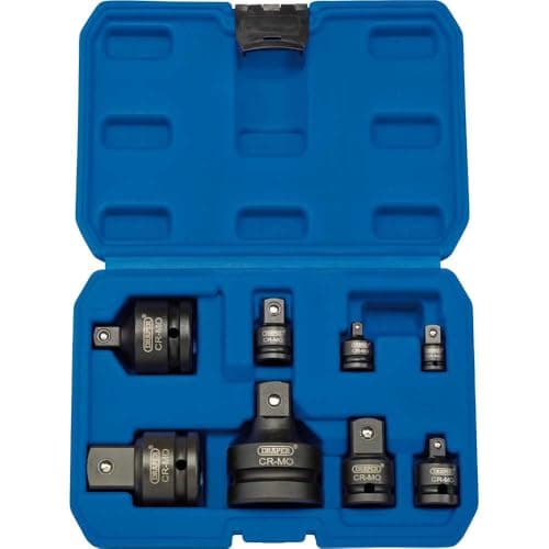 Image of Draper Impact Socket Adaptor Set (8 Piece) (Part no: ISAS/8)
