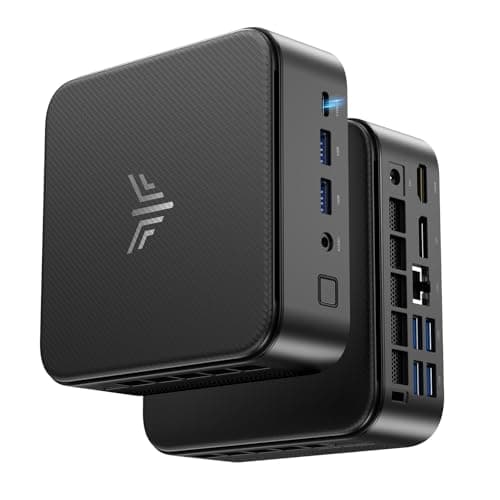 Image of NiPoGi E3B Mini PC AMD Ryzen 5 7430U(up to 4.3GHz 6C/12T) Mini Computer 16GB DDR4 512GB M.2 SSD Mini PC Windows 11 Pro 4K Triple Display/WiFi 6/BT5.2/USB3.2 Mini Desktop Computer for Office/Business