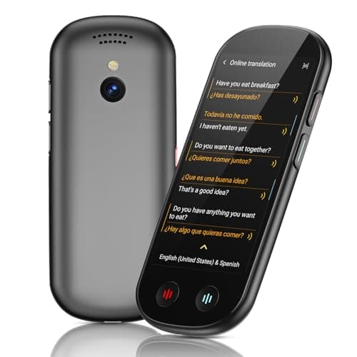 Image of Language Translator Device No WiFi Needed, Upgraded ChatGPT Ai Translator, 150+ Languages Instant Two Way Translator Device, Offline/Recording/Photo/Voice Translation Real Time for Business Learning