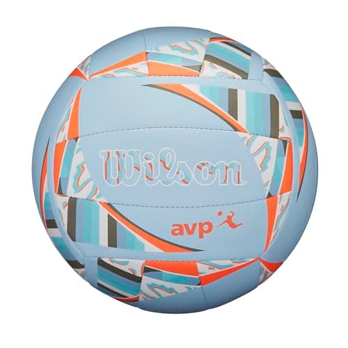 Image of Wilson AVP Movement Volleyball - Official Size, Blue/Orange/White
