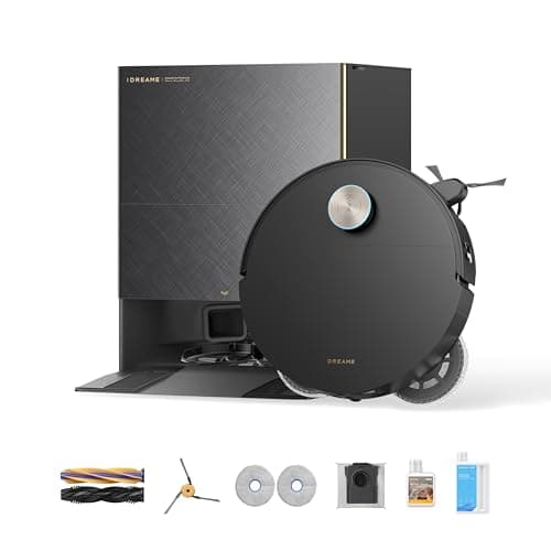 Image of DREAME X60 MAX Ultra Complete Robot Vacuum Cleaner and Mop, Upgraded X50 Series, 3.13 Inch (8 cm), Ultra-Thin Design, 35,000 Pa Suction, Self-Emptying and Recharging, Self-Cleaning Mop