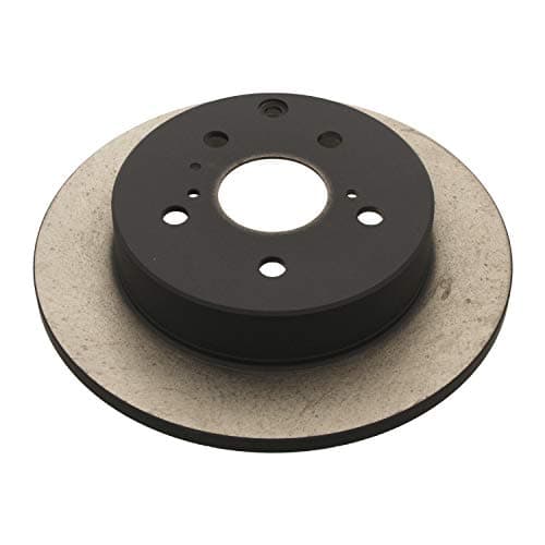 Image of febi bilstein 29353 Brake Disc Set (2 Brake Disc) rear, full, No. of Holes 5
