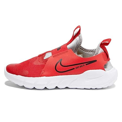 Image of Nike Kids' Flex Runner 2 Sneakers, University Red/Black/Light Smoke Grey, 12 Little Kid