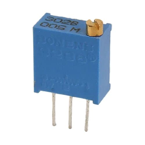 Image of Aexit 50pcs 3296W-1-500 50 ohm Trim Pot Trimmer Potentiometer 25 Turn (eb806c6206a098f9ebb352490beb354d)