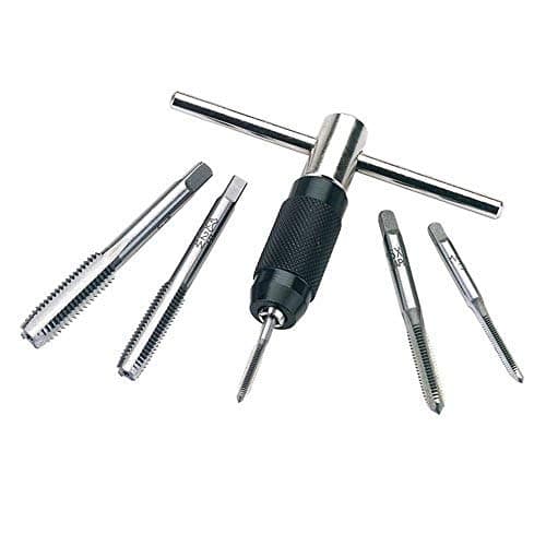 Image of Draper 79202 6-Piece Metric Tap and Holder Set