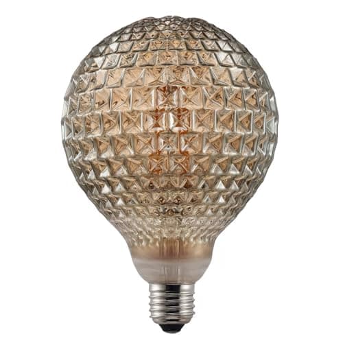 Image of Nordlux Deco E27 Avra Filament Light Bulb in Smoked Glass - Homeware Indoor Outdoor Living Lighting D�cor - LED 2200 Kelvin Warm 200 Lumen 2 Watts Non-Dimmable