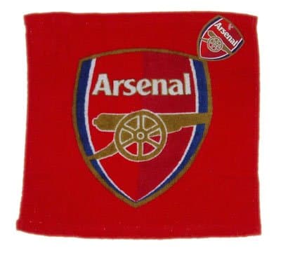 Image of Arsenal FC Face Cloth/Flannel, Red