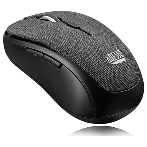 Image of Adesso iMouse S80B Wireless Optical Fabric Mini Mouse - Black