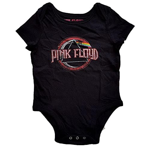 Image of Pink Floyd Baby Grow Vintage Dark Side of the Moon Seal Official 0 to 24 Months Large (9-12 months)