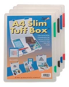 Image of Tiger A4 Slim Tuff Storage Box Case