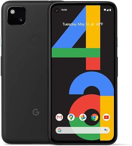 Image of Google Pixel 4A 5G 128GB 6GB US Version - Just Black (Renewed)
