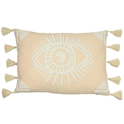 Image of furn. Ashram Eye Cushion Cover, Blush, 35 x 50cm