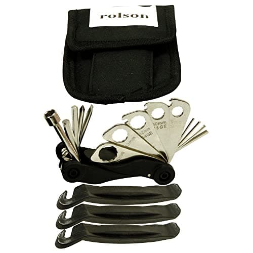 Image of Rolson 40617 20 pc Bike Repair Tool Kit